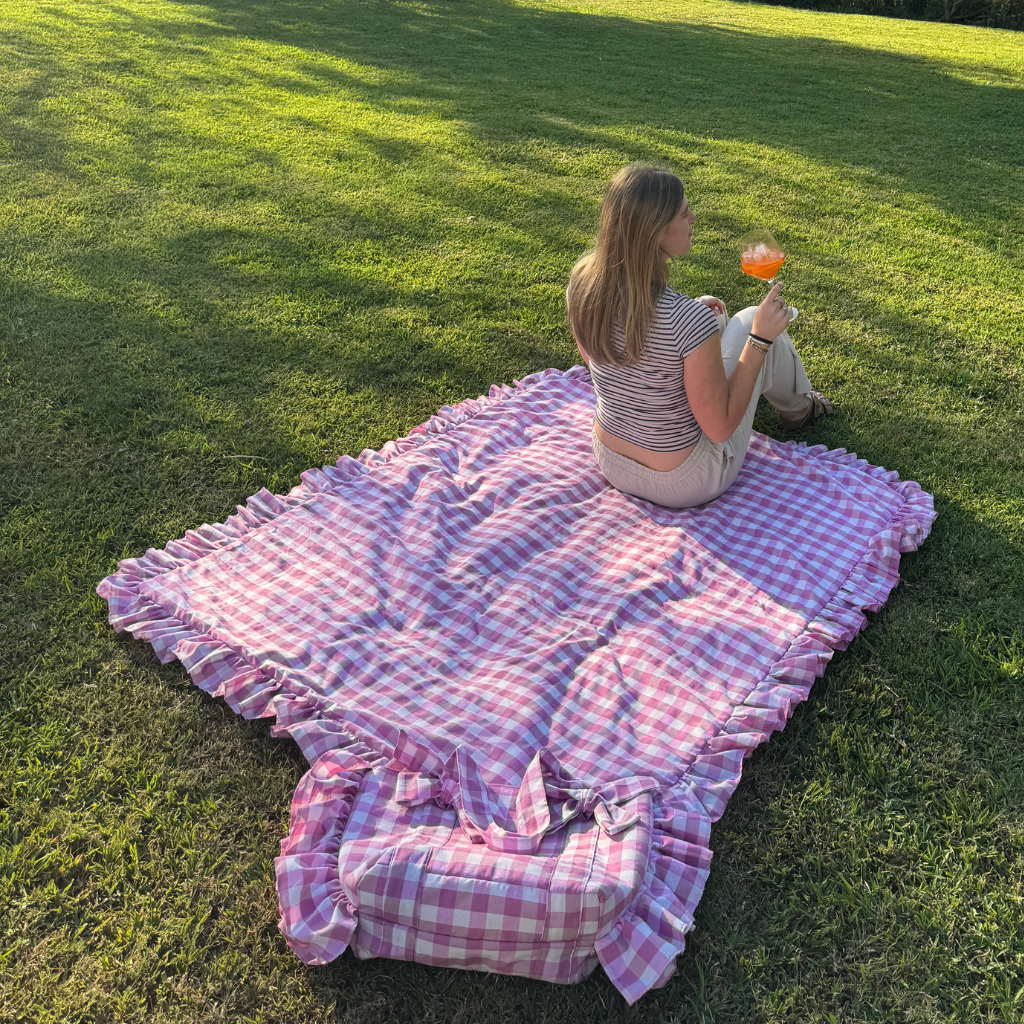 Gingham Picnic Blanket
