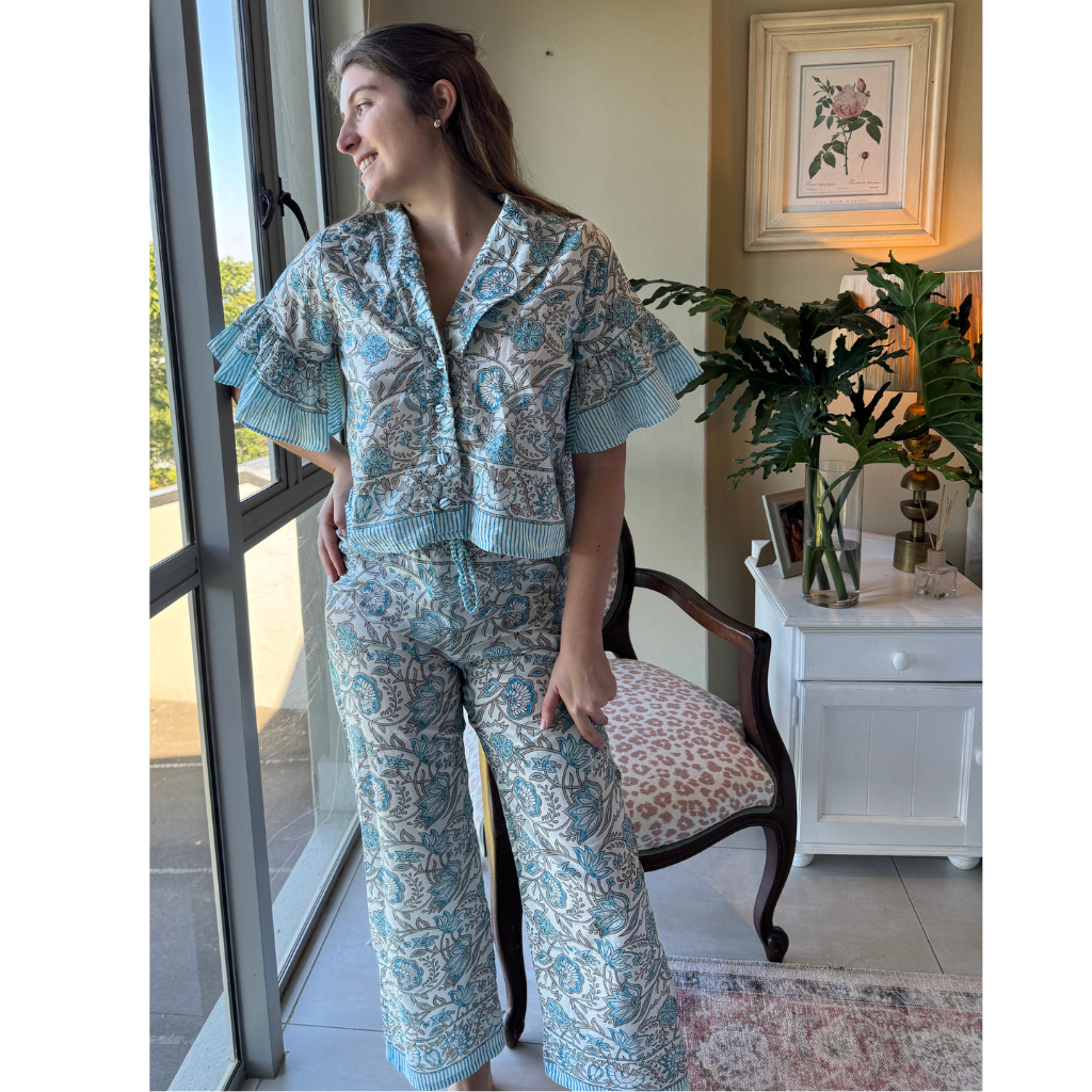 Indigo Breeze set in style Camellia
