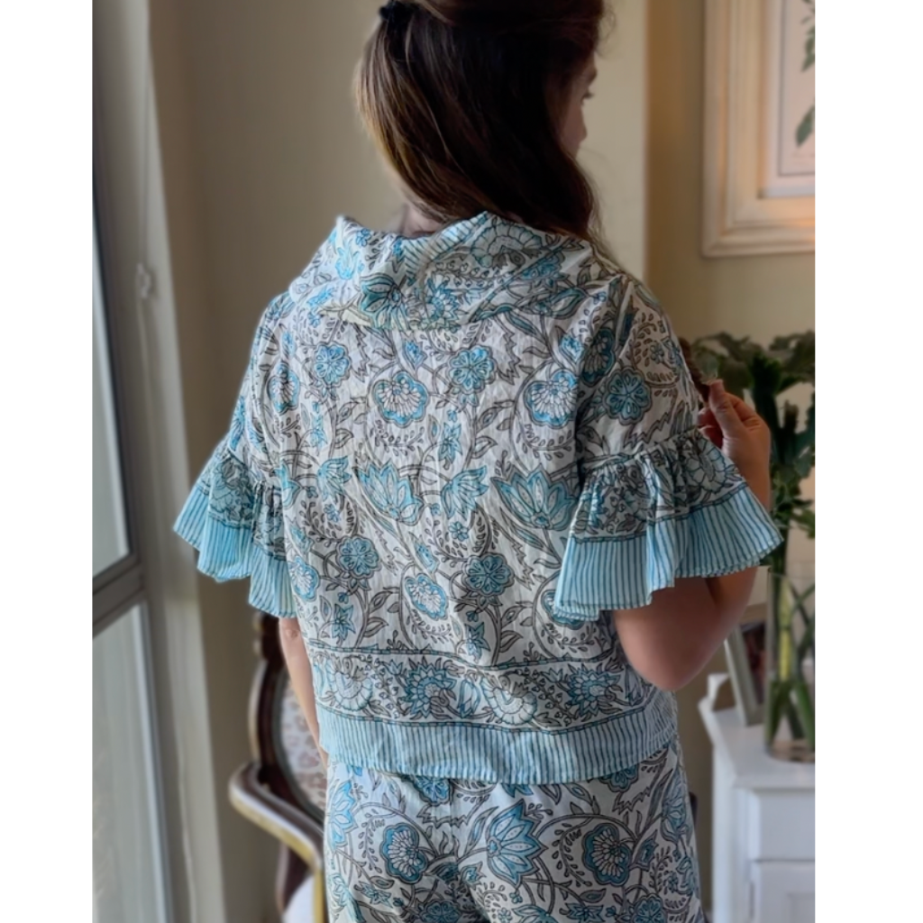 Indigo Breeze set in style Camellia